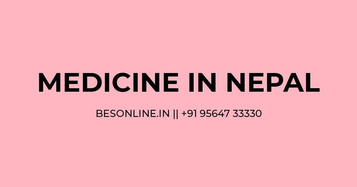 medicine-in-nepal