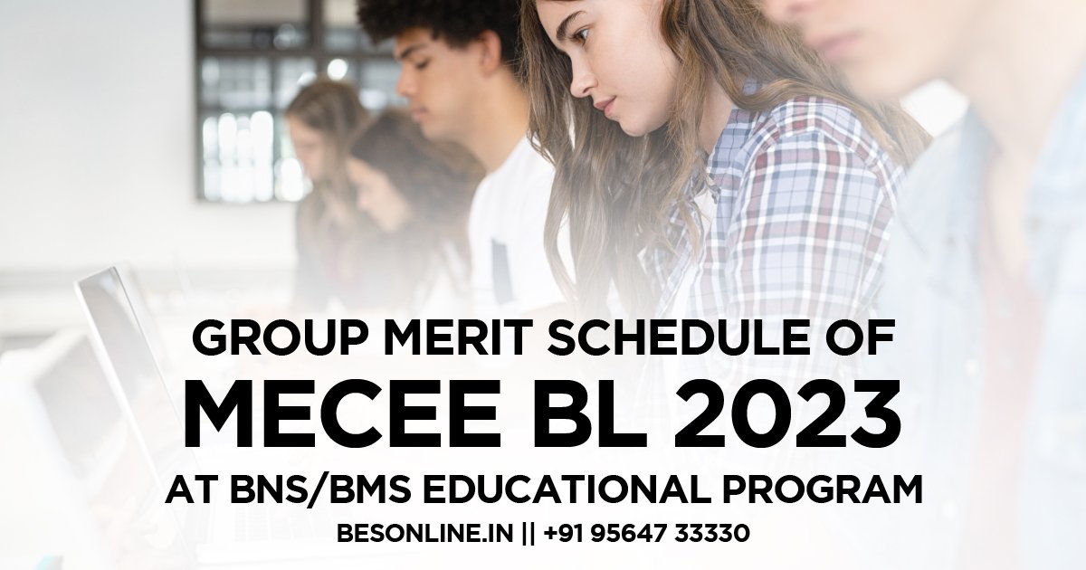 publication-of-the-group-merit-schedule-of-medical-education-graduate-level-integrated-entrance-examination-mecee-bl-2023-at-bns-bms-educational-program