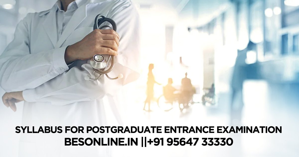 syllabus-for-postgraduate-entrance-examination